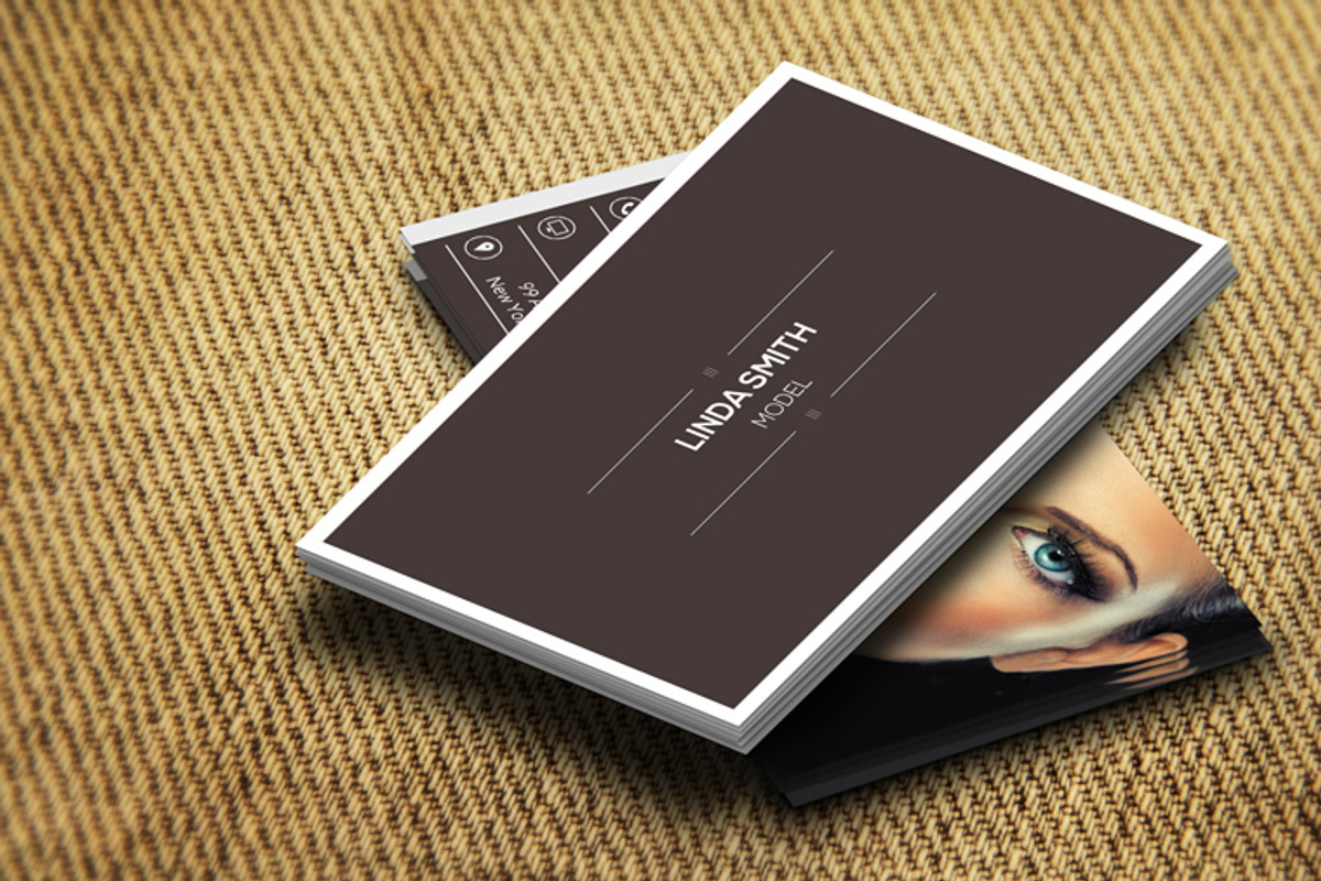 Model Card CM166, a Business Card Template by annozio (Photo 3 of 4)