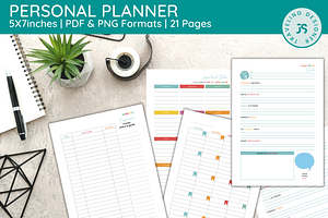 COLOURFUL PERSONAL PLANNER