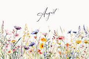 Watercolor Floral Bundle (45 in 1), a Decorative Illustration by Lana Elanor (Thumbnail 85 of 180)