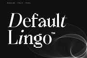 SS Default Lingo - Display Mix Font, a Serif Font by Typocracy Studio (Thumbnail 1 of 12)