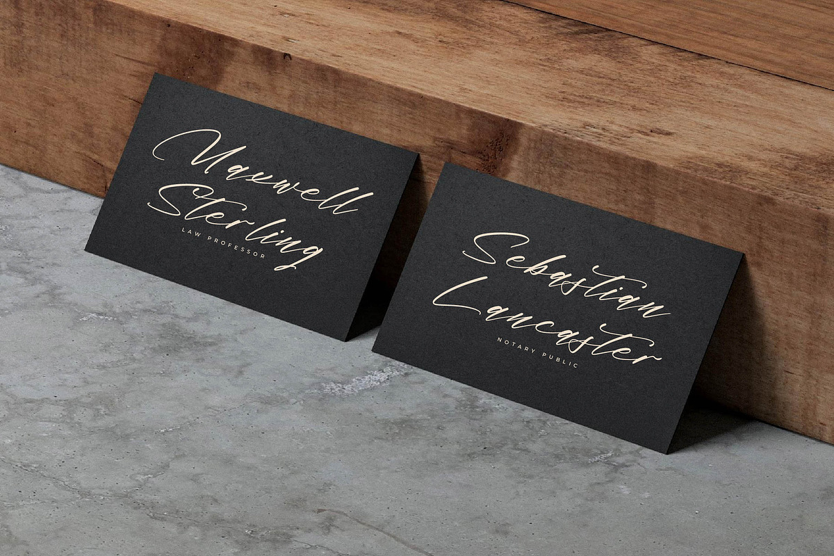 Midnight Realtime Modern Calligraphy, a Script Font by Letterena Studios Script (Photo 6 of 15)