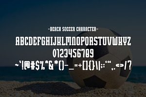 Beach Soccer - Playful Slab Serif