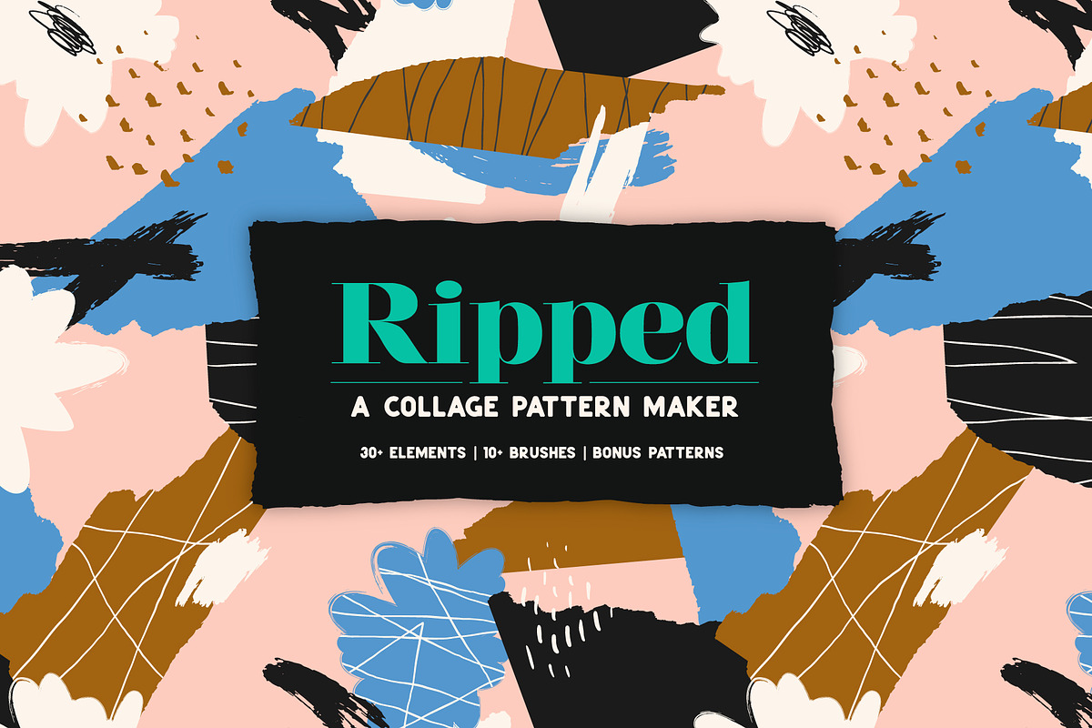 Ripped Collage Maker, a Background Graphic by Tay Rho Design Shop (Photo 1 of 5)