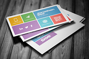 Modern Stylish Business Card, a Business Card Template by Saman Osama (Thumbnail 1 of 4)