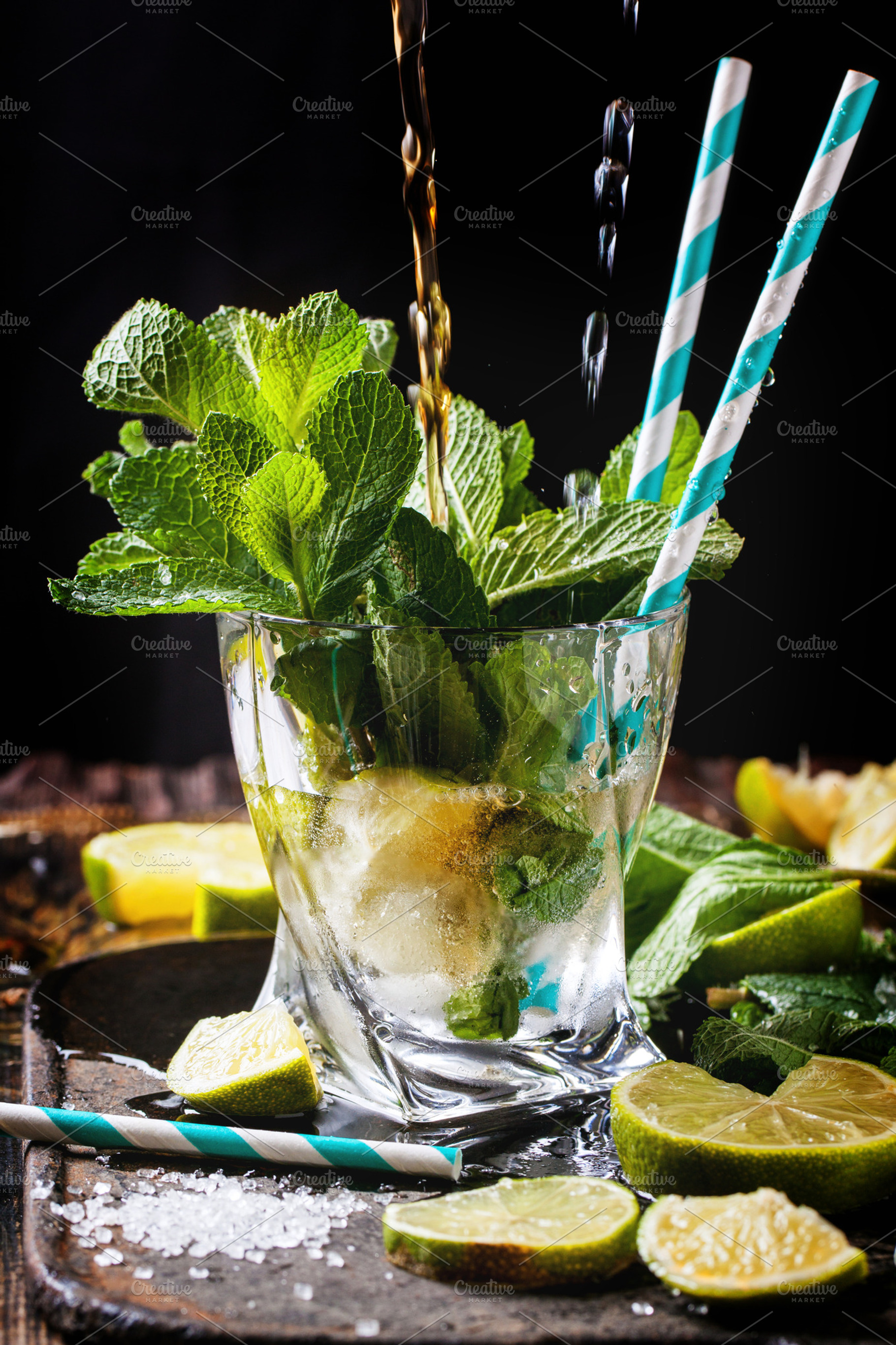 Mojito cocktail containing cocktail, mojito, and splash