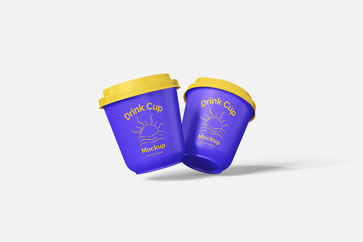 Drink Cup Mockup, a Product Mockup by bimockup (Photo 4 of 6)