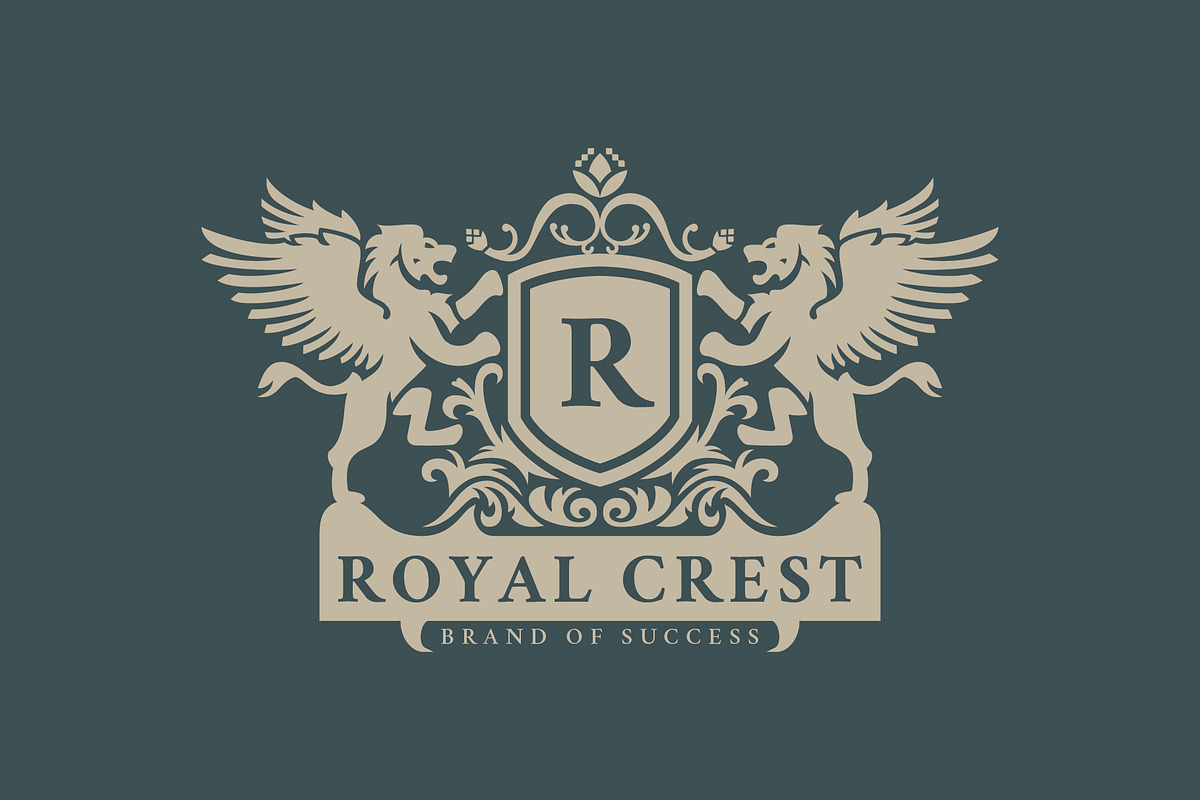 Heraldic Logo Design Template, a Branding & Logo Template by GFXCity (Photo 3 of 3)
