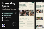 Coworking Space Locations Page, a Websites & App Template by SLAB! Design (Thumbnail 1 of 6)
