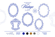+420 Barbara Vintage Line Art Set, a Decorative Illustration by NassyArt (Thumbnail 9 of 29)