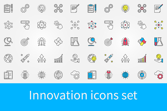 Innovation Icons Set