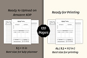 Fitness Planner, Weight Loss Journal, a Print Template by POC Digital (Thumbnail 4 of 7)