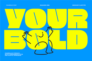 Yourbold - Bold Font, a Font by limitype