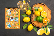 Lemons Clipart Set, a Seasonal Illustration by Leonaa art (Thumbnail 10 of 11)