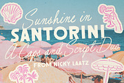 Santorini Sunshine, a Handwritten Font by Nicky Laatz (Thumbnail 1 of 23)
