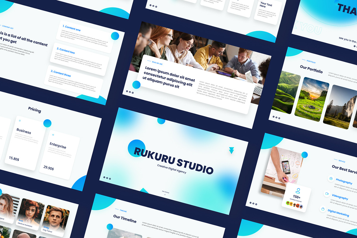 Company Profile Template, a Presentation Template by Rukuru Studio (Photo 5 of 6)