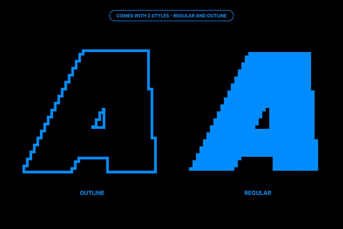 CS Galba Pixel, a Sans Serif Font by Craft Supply Co. (Photo 2 of 7)