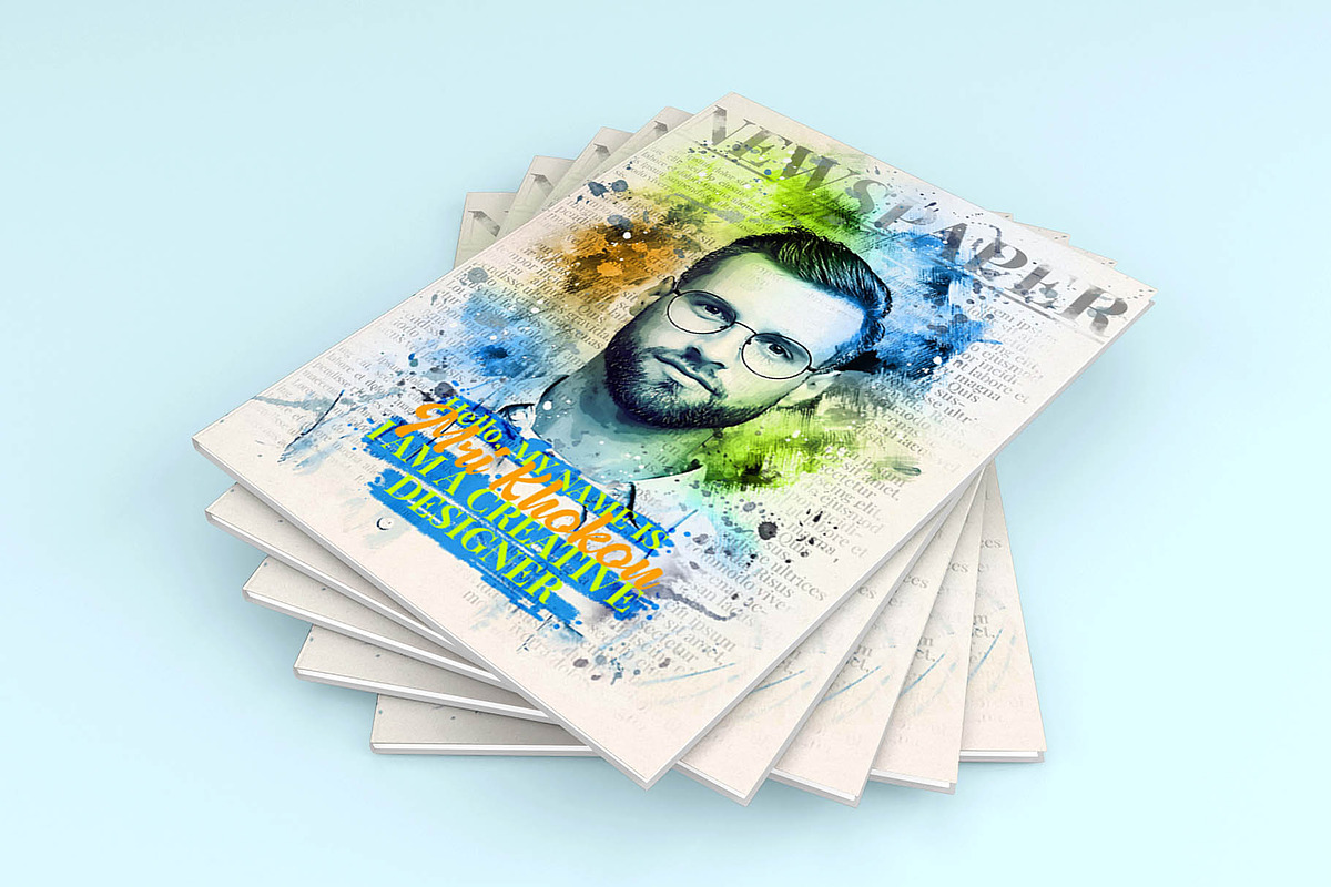 News Paper Mixed Media Art Effect, an Action Add-On by MRI STUDIO (Photo 13 of 43)