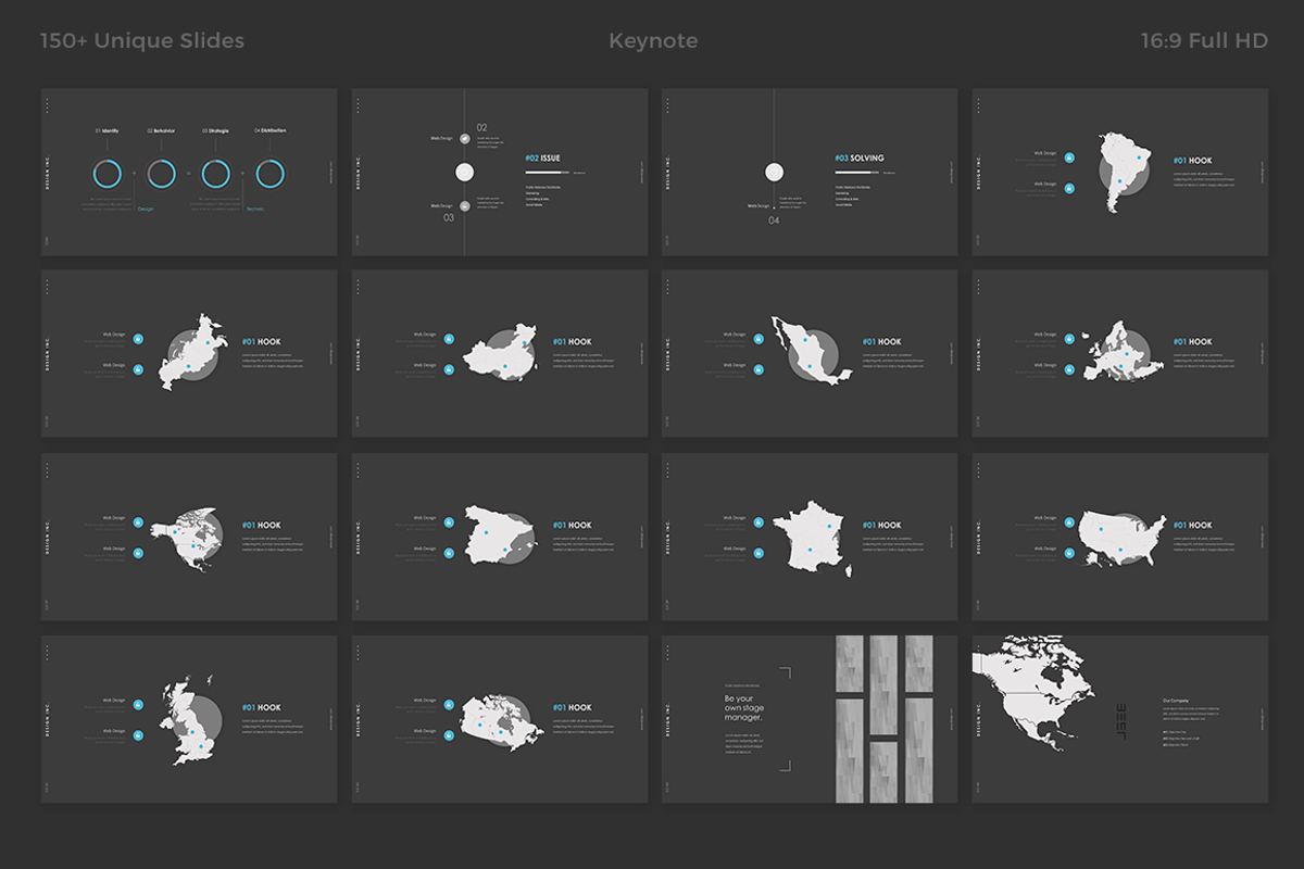 DARK Keynote Template, a Presentation Template by Haluze (Photo 10 of 10)