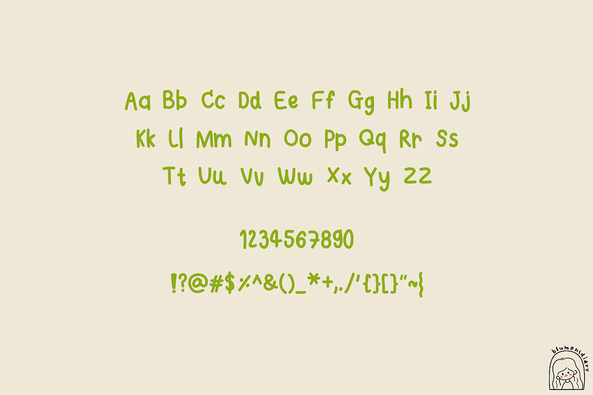 Toasty Toast | Cute Handwritten Font, a Handwritten Font by Blumensdiary (Photo 4 of 6)