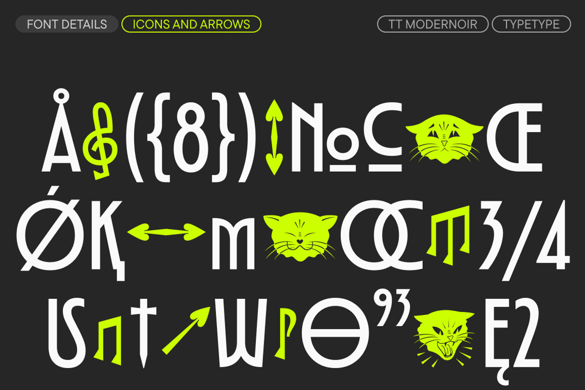 TT Modernoir, a Sans Serif Font by TypeType (Photo 15 of 15)