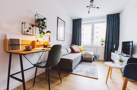 Interior of small apartment.