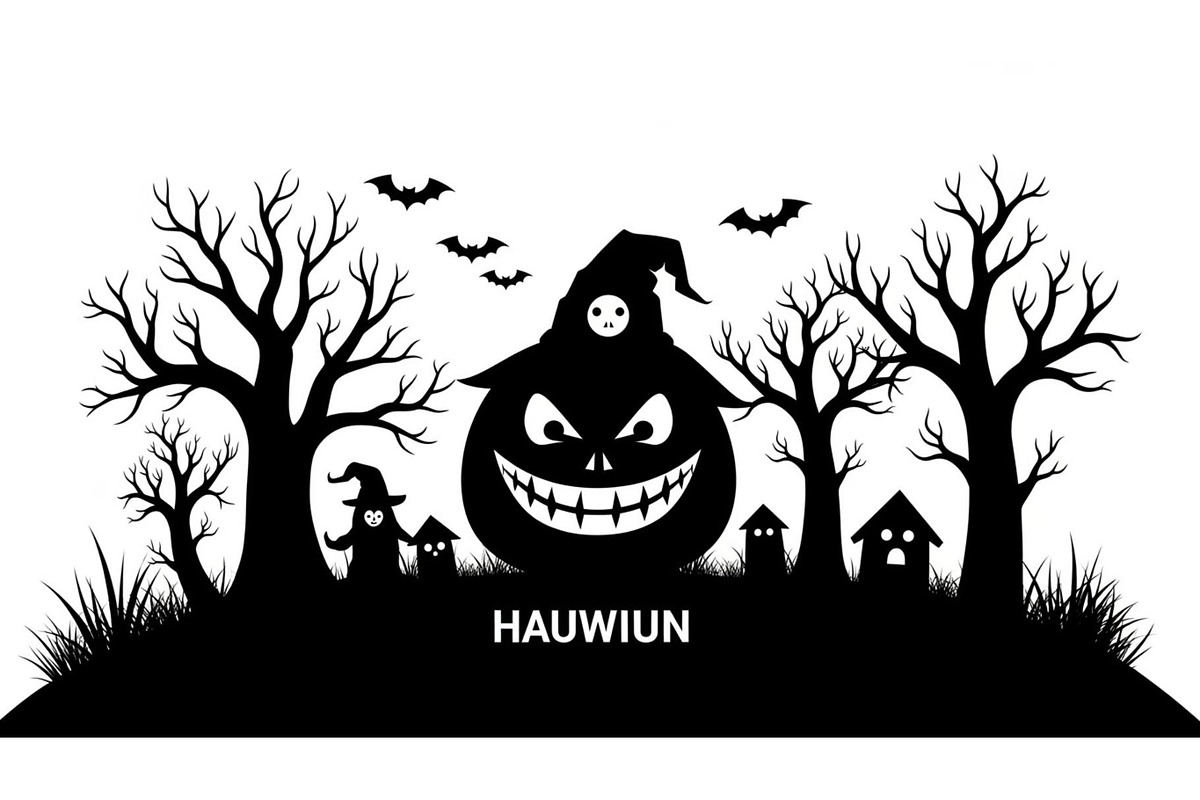 Dark Halloween Forest Design, a Graphic by BIPLOB EXPERT (Photo 5 of 13)