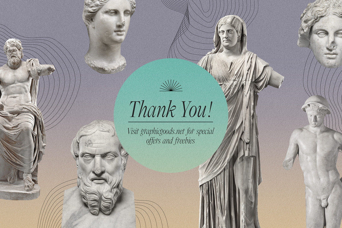 Greek & Roman Sculpture Collection, an Object Graphic by Graphic Goods (Photo 15 of 15)