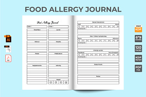 Food Allergy Log Book KDP Interior