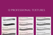 12 Procreate Texture Brushes, a Brushes & More by Papaya (Thumbnail 2 of 4)