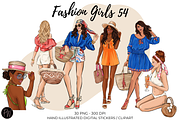 Fashion girls 54 clipart png, a Person Illustration by Parinaz Wadia Design (Thumbnail 1 of 9)