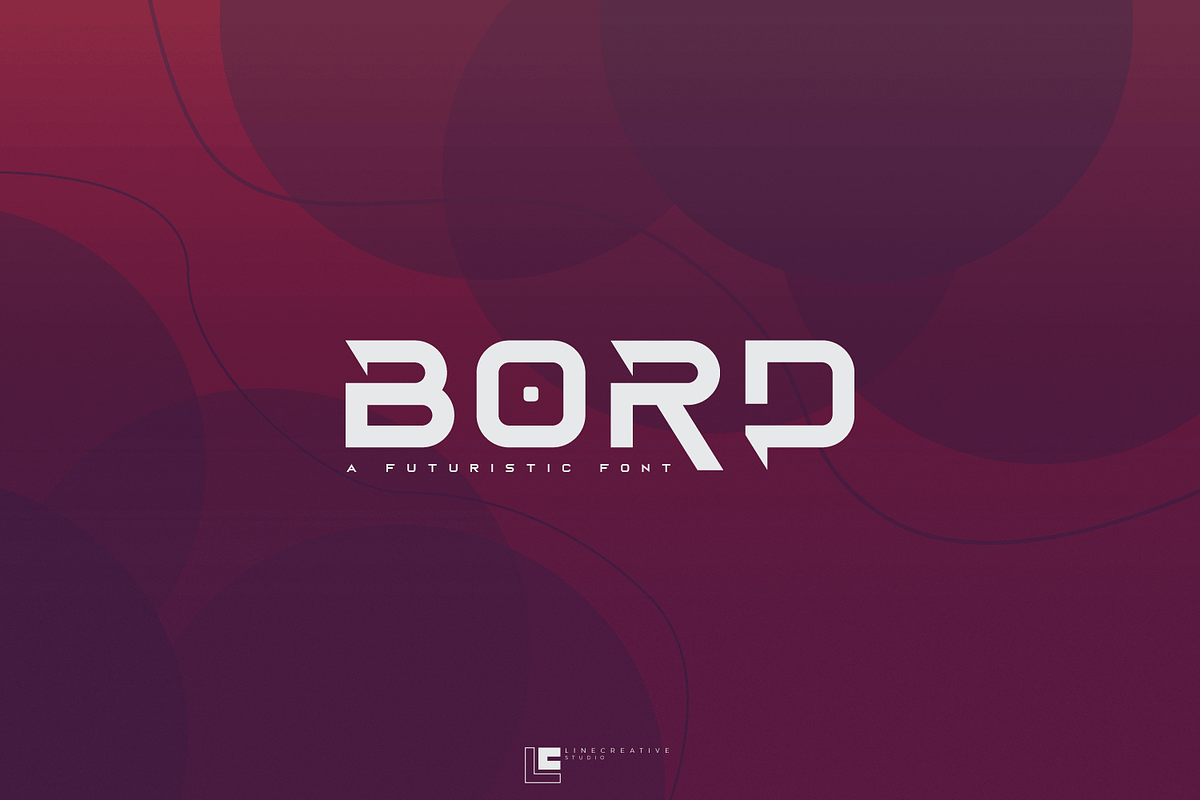 Bord - Futuristic Font
