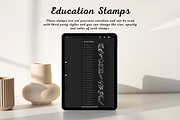 100 Education Procreate Stamps, a Brush Add-On by Painter Creative Books (Thumbnail 2 of 9)
