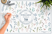 The Foliage Bundle | Watercolour PNG, an Illustration by Tommy & Tilly Design (Thumbnail 1 of 5)