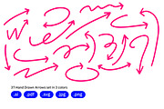 Handmade Vector Arrow Set, an Object Graphic by crafty (Thumbnail 4 of 8)