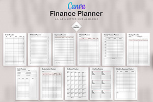 Canva Finance Planner