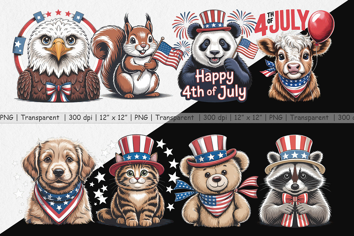 Patriotic Animal, a Graphic by Artnoy (Photo 2 of 5)