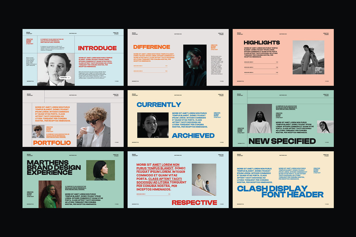 Marthens - Brand Strategy PowerPoint, a Presentation Template by Creatorism (Photo 9 of 10)