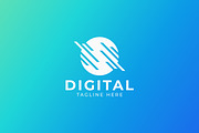 Digital Data Speed Broadband Tech, a Branding & Logo Template by Signatoro (Thumbnail 2 of 3)