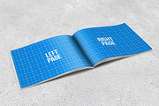 A4 Horizontal Brochure Mockups, a Print Template by Kongkow (Thumbnail 4 of 7)