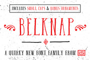 Belknap Font Family, a Serif Font by Linseed Studio (Thumbnail 1 of 13)