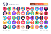 50 Ice-Cream Icons, an Icon by Dighital (Thumbnail 2 of 10)