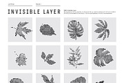 800 Vectors | CirclesSquares&Leaves, a Texture Graphic by invisiblelayer (Thumbnail 5 of 5)