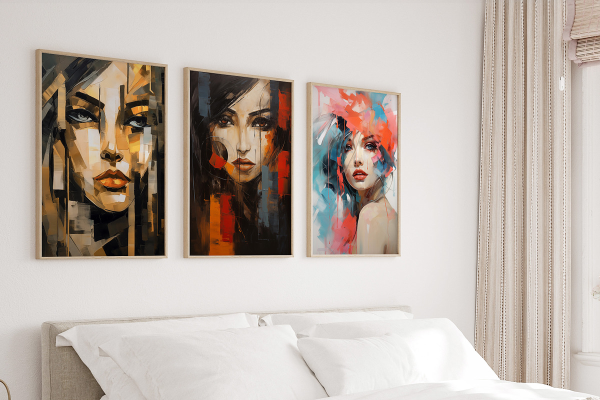 Beauty illustration poster, a Decorative Illustration by DamonYang's shop (Photo 3 of 9)