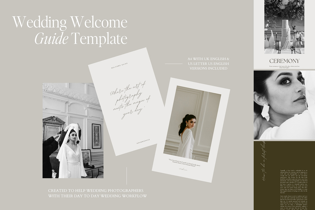 Wedding Photographer Welcome Guide, a Presentation Template by Adam and Grace (Photo 3 of 25)
