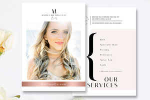 Salon Promotional Flyer PSD