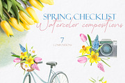 Watercolor Bundle Four Seasons., a Seasonal Illustration by NataliArkushArt (Thumbnail 17 of 65)