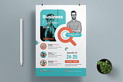 Business Conference Flyer Layout, a Flyer Template by MightyDesign (Thumbnail 1 of 8)