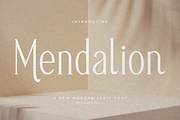 Mendalion A New Modern Serif Font, a Serif Font by Storytype Studio (Thumbnail 1 of 15)