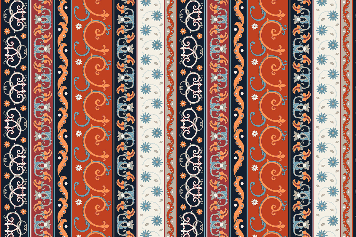 Royal Paisley Vector Pattern, a Pattern Graphic by Ania Illustration (Photo 4 of 5)
