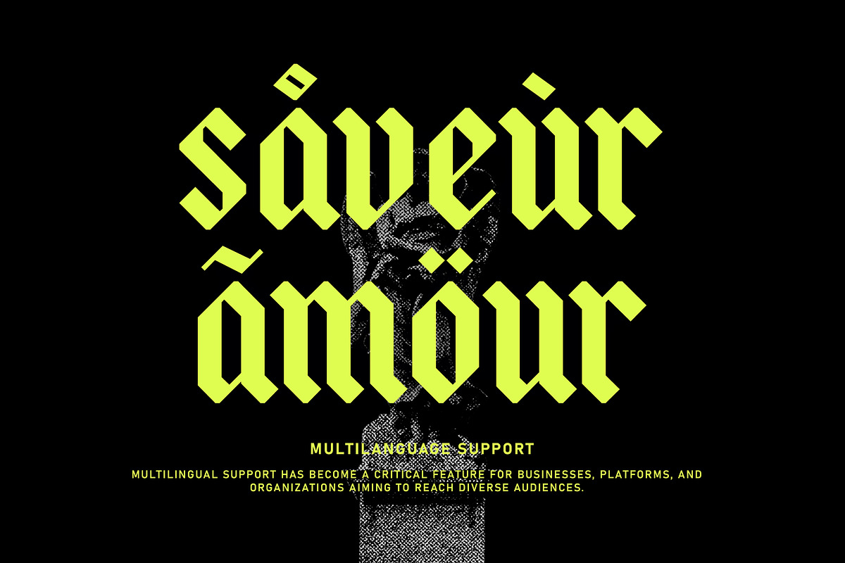 Stackwin - Gothic Blackletter Font, a Blackletter Font by Typia Nesia (Photo 4 of 14)
